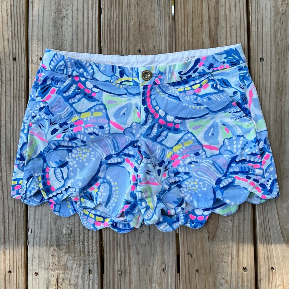 Lilly Pulitzer Scalloped Shorts